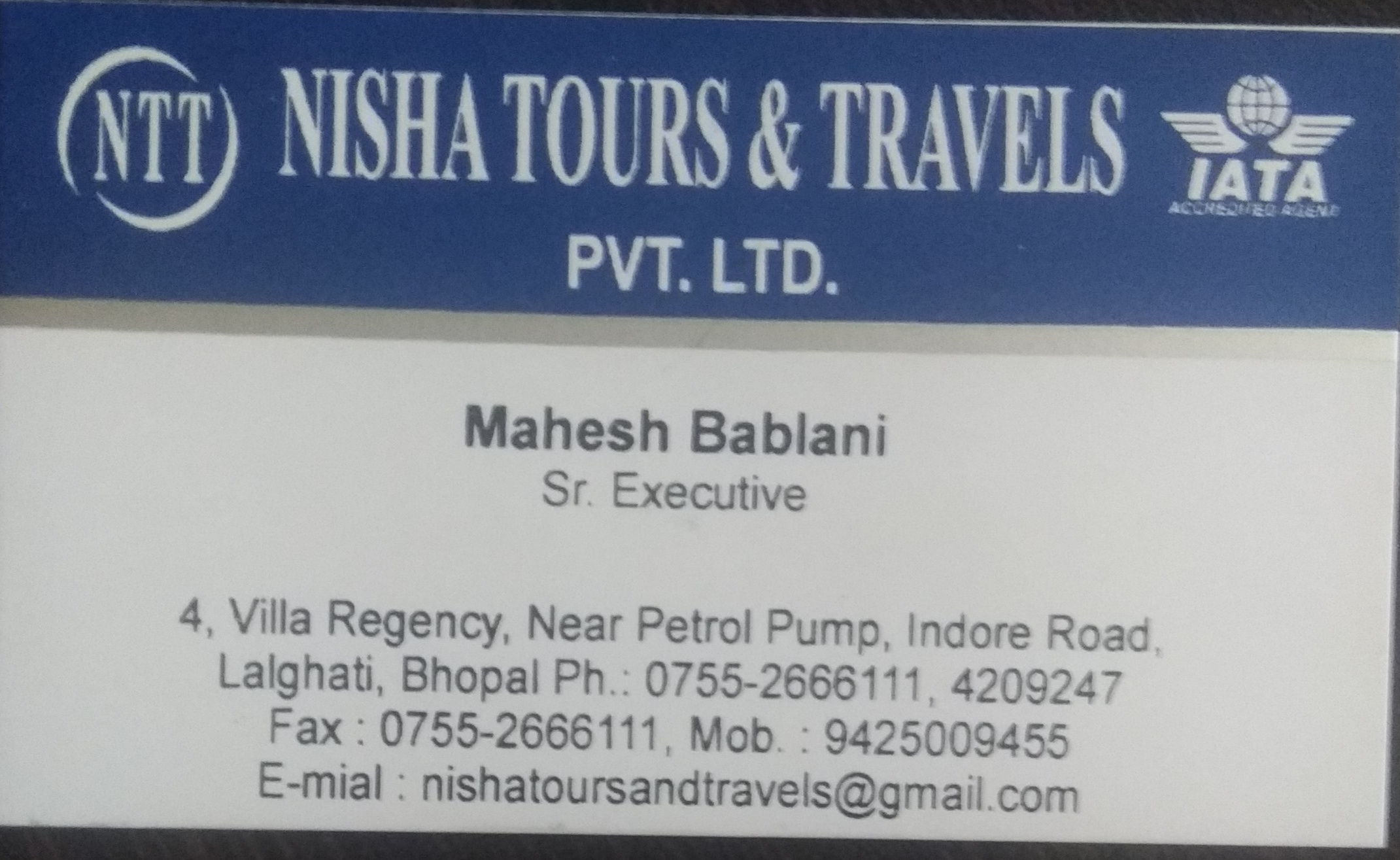 Nisha Tours & Travels Pvt.Ltd.